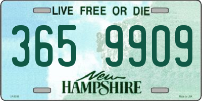 NH license plate 3659909