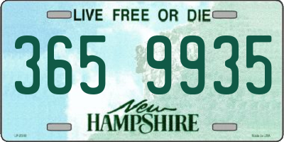 NH license plate 3659935