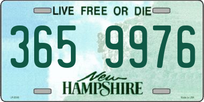 NH license plate 3659976