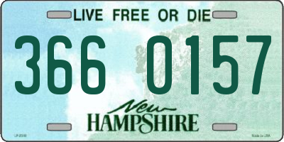 NH license plate 3660157