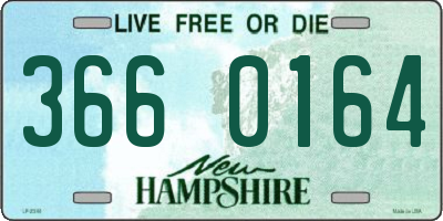 NH license plate 3660164