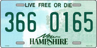 NH license plate 3660165