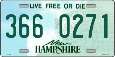 NH license plate 3660271