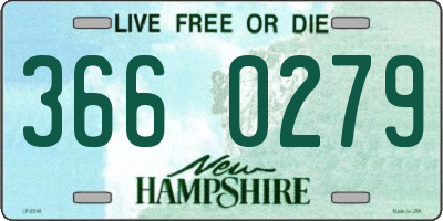 NH license plate 3660279