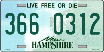 NH license plate 3660312