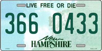 NH license plate 3660433