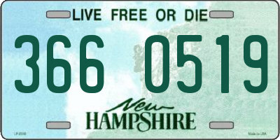 NH license plate 3660519