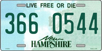 NH license plate 3660544
