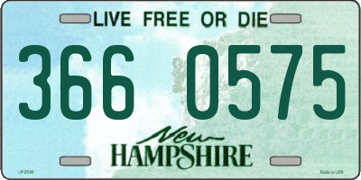 NH license plate 3660575