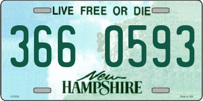 NH license plate 3660593