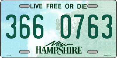 NH license plate 3660763