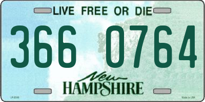 NH license plate 3660764