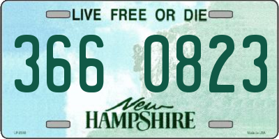 NH license plate 3660823