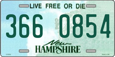 NH license plate 3660854