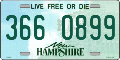 NH license plate 3660899