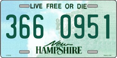 NH license plate 3660951