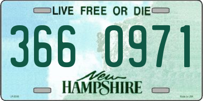 NH license plate 3660971