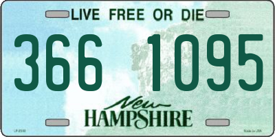 NH license plate 3661095