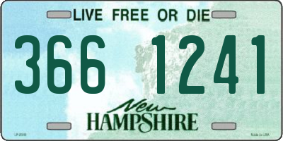 NH license plate 3661241