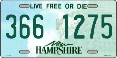 NH license plate 3661275