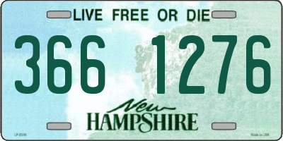 NH license plate 3661276