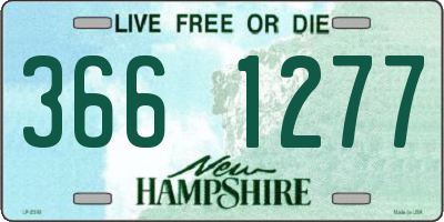 NH license plate 3661277