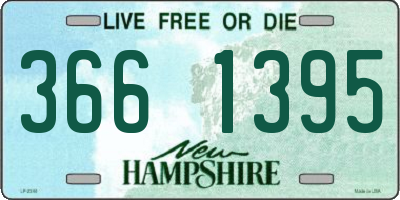 NH license plate 3661395