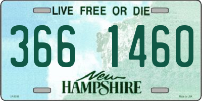 NH license plate 3661460