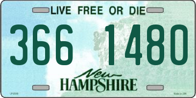 NH license plate 3661480