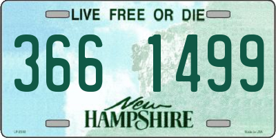 NH license plate 3661499