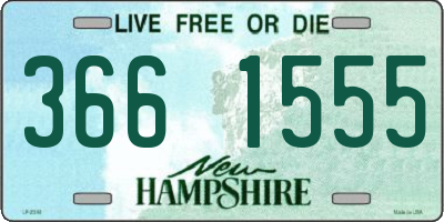 NH license plate 3661555