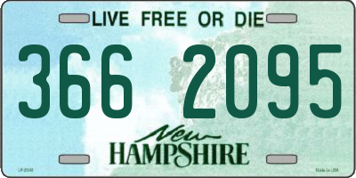 NH license plate 3662095