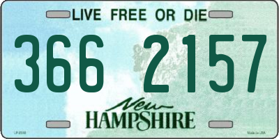 NH license plate 3662157