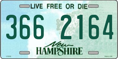 NH license plate 3662164