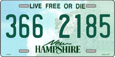 NH license plate 3662185