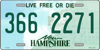 NH license plate 3662271