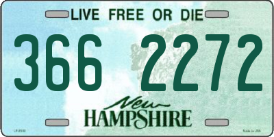 NH license plate 3662272