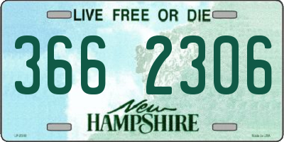 NH license plate 3662306