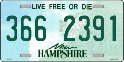 NH license plate 3662391