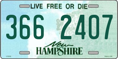 NH license plate 3662407