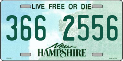 NH license plate 3662556