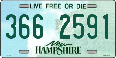 NH license plate 3662591