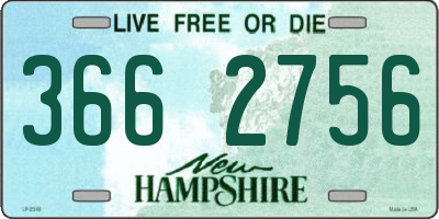 NH license plate 3662756