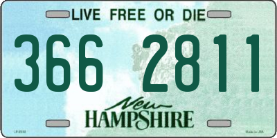 NH license plate 3662811