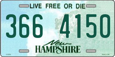 NH license plate 3664150