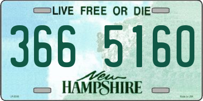 NH license plate 3665160