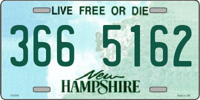 NH license plate 3665162