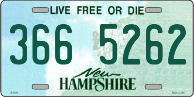 NH license plate 3665262