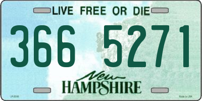 NH license plate 3665271
