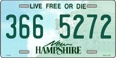 NH license plate 3665272